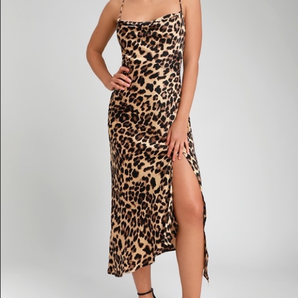Cheetah Print Dress